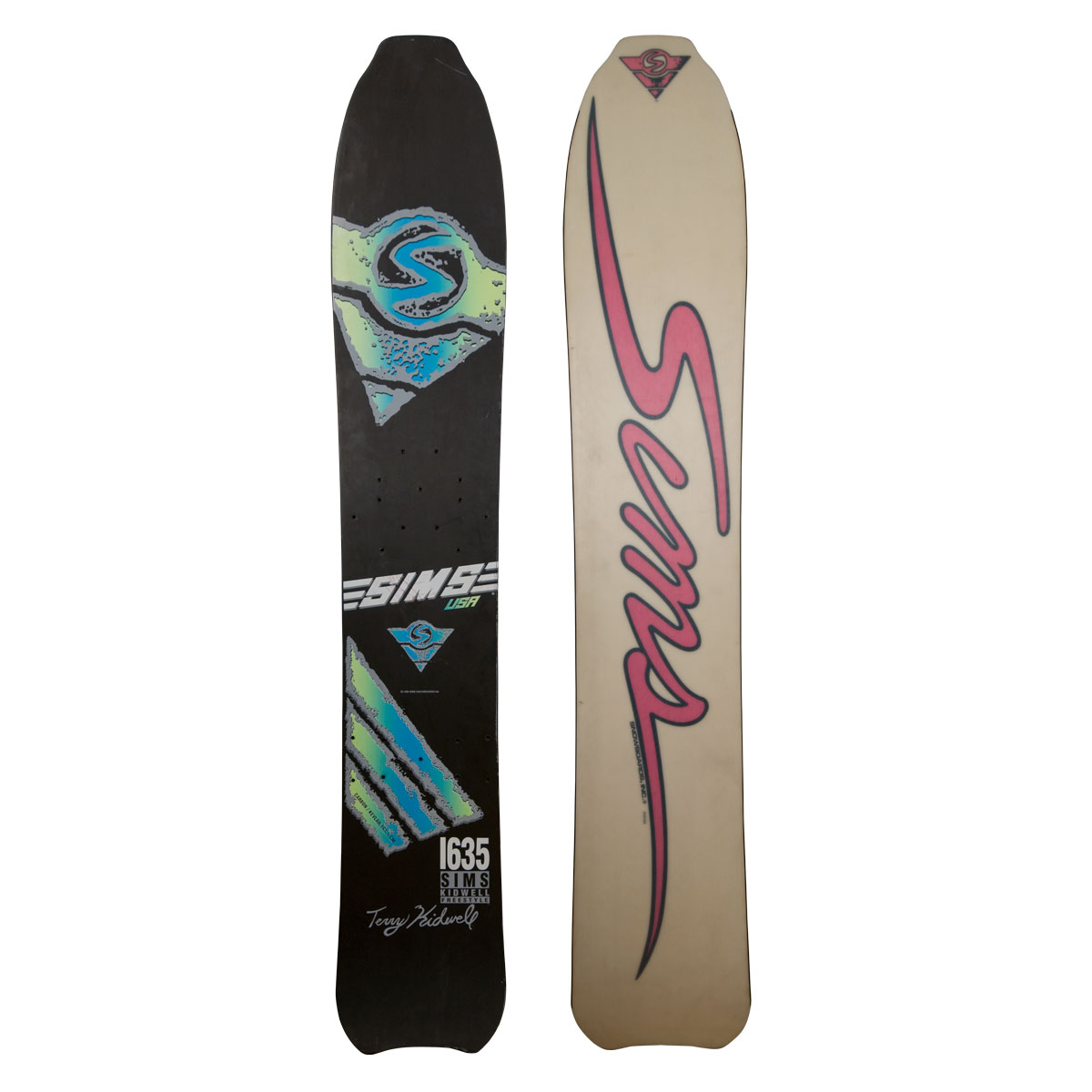 Sims Terry Kidwell 1635 Vintage Snowboard