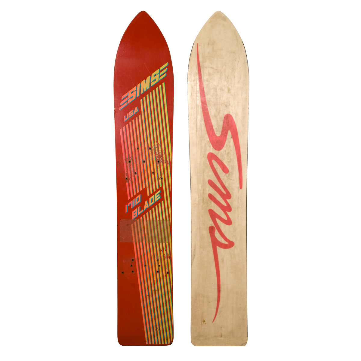 Vintage skateboard Snowboard Sticker Squaw Valley Burton Ski Airwalk NOS sims 1 